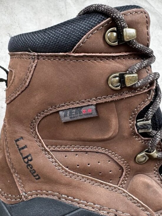 L.L. Bean Wildcat Brown Black Primaloft Insulated Hiking Winter Boots Men\'s 8 M main image 8